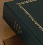 name embossed on the spine, small picture