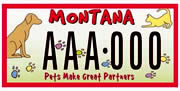 Humane Society of Gallatin Valley plate sample